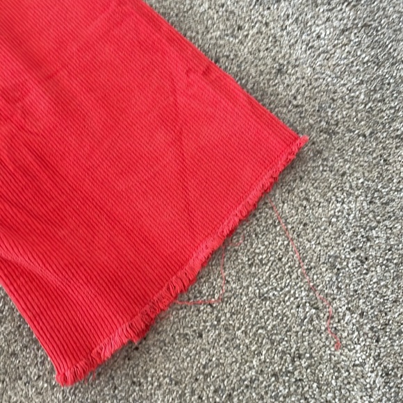 BILLABONG FREE FALL PANTS - red corduroy - holiday outfits - christmas - size 24 - Picture 3 of 5